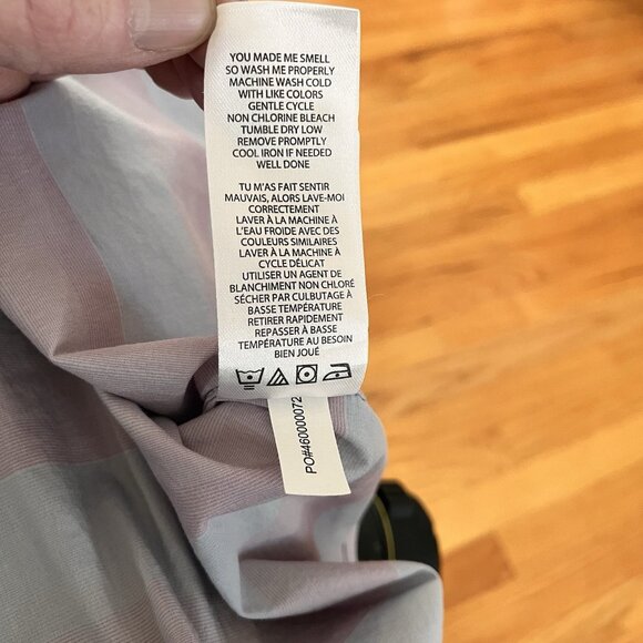 Travis Mathew Shirt Mens M Purple Blue Golf Button Up Stretch Striped Casual - Picture 7 of 10